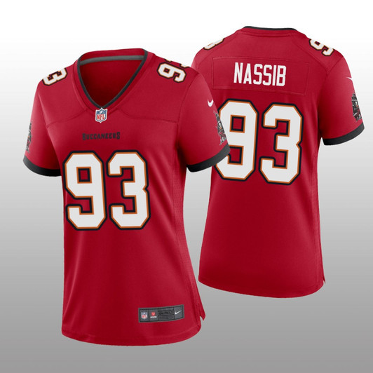 [FULLY STITCHED] Tampa Bay Buccaneers Carl Nassib Red Limited Football Jersey 