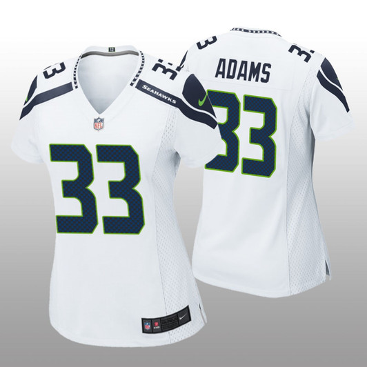 [FULLY STITCHED] Seattle Seahawks Jamal Adams White Style 2 Limited Football Jersey 