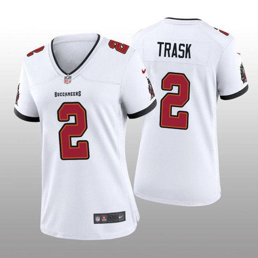 [FULLY STITCHED] Tampa Bay Buccaneers Kyle Trask White Limited Football Jersey 