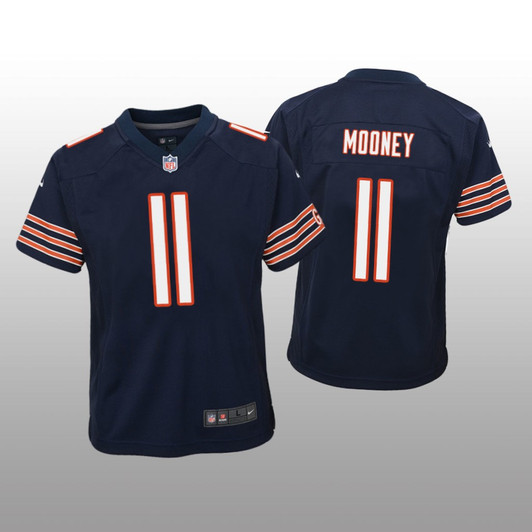 [FULLY STITCHED] Chicago Bears Darnell Mooney Navy Limited Football Jersey 
