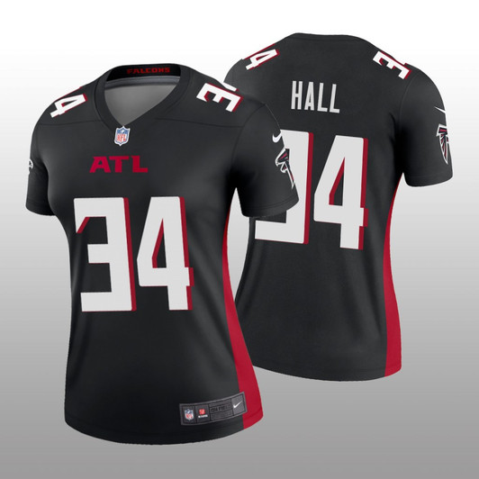[FULLY STITCHED] Atlanta Falcons Darren Hall Black Limited Football Jersey 