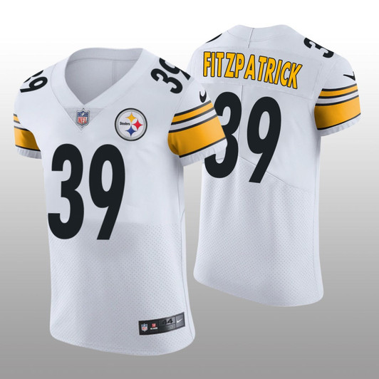 [FULLY STITCHED] Pittsburgh Steelers Minkah Fitzpatrick White Style 2 Limited Football Jersey 