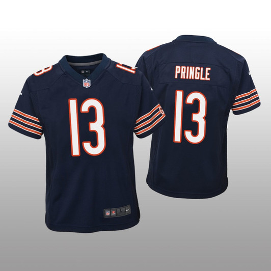 [FULLY STITCHED] Chicago Bears Byron Pringle Navy Limited Football Jersey 