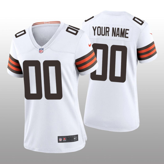 [FULLY STITCHED] Cleveland Browns White Limited Football Jersey 