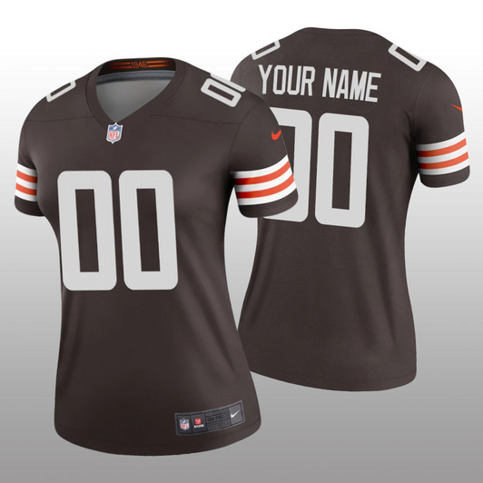 [FULLY STITCHED] Cleveland Browns Brown Style 2 Limited Football Jersey 