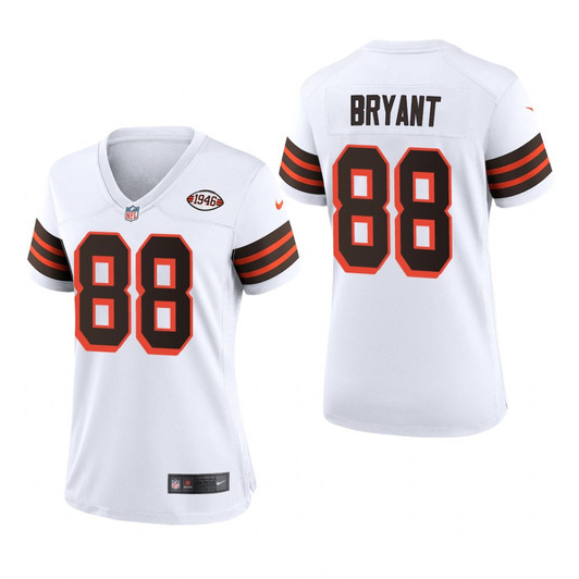 [FULLY STITCHED] Cleveland Browns Harrison Bryant White 1946 Collection Limited Football Jersey 