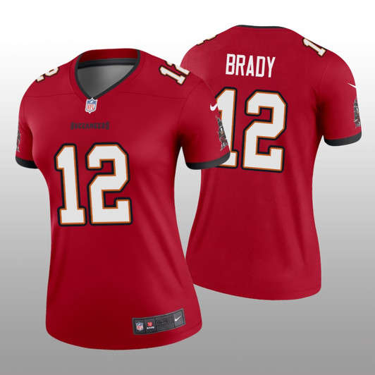 [FULLY STITCHED] Tampa Bay Buccaneers Tom Brady Red Style 5 Limited Football Jersey 