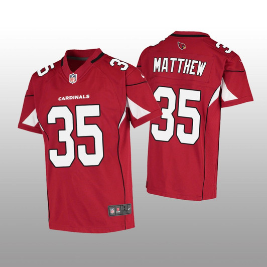 [FULLY STITCHED] Arizona Cardinals Christian Matthew Cardinal Style 2 Limited Football Jersey 
