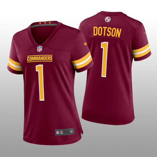 [FULLY STITCHED] Washington Commanders Jahan Dotson Burgundy Limited Football Jersey 