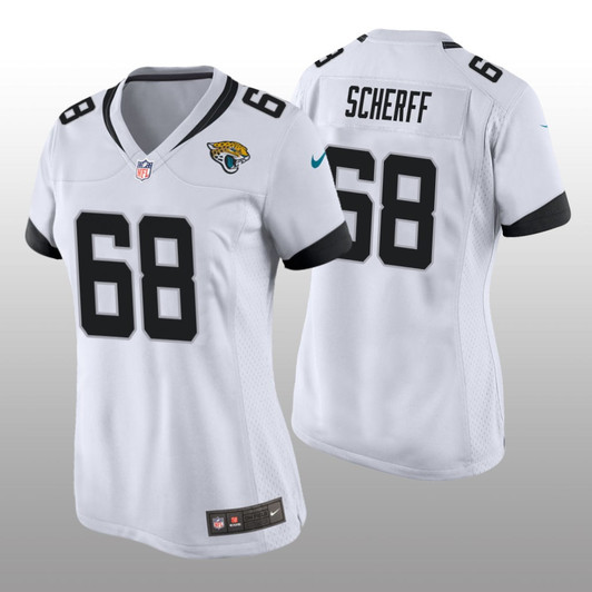 [FULLY STITCHED] Jacksonville Jaguars Brandon Scherff White Limited Football Jersey 