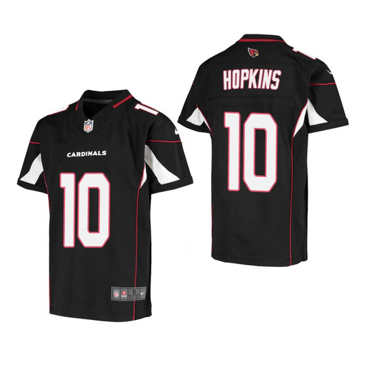 [FULLY STITCHED] Arizona Cardinals Deandre Hopkins Black Style 2 Limited Football Jersey 