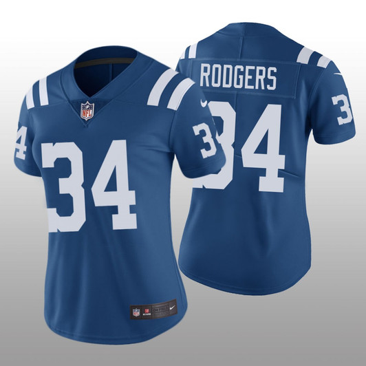 [FULLY STITCHED] Indianapolis Colts Isaiah Rodgers Royal Color Rush Limited Football Jersey 
