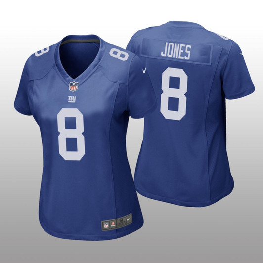 [FULLY STITCHED] New York Giants Daniel Jones Royal Draft Limited Football Jersey 