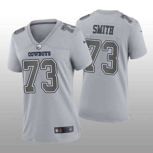 [FULLY STITCHED] Dallas Cowboys Tyler Smith Gray Atmosphere Limited Football Jersey 