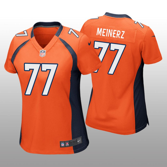 [FULLY STITCHED] Denver Broncos Quinn Meinerz Orange Style 2 Limited Football Jersey 
