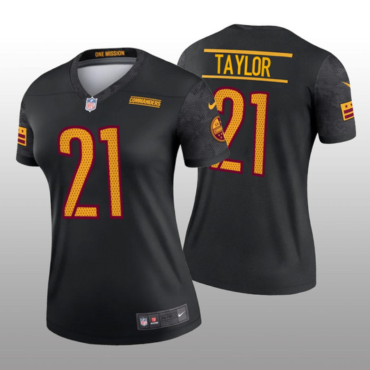 [FULLY STITCHED] Washington Commanders Sean Taylor Black Alternate Limited Football Jersey 