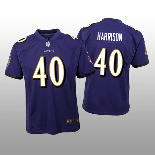 [FULLY STITCHED] Baltimore Ravens Malik Harrison Purple Limited Football Jersey 