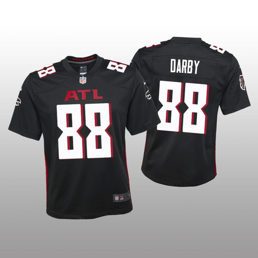 [FULLY STITCHED] Atlanta Falcons Frank Darby Black Style 2 Limited Football Jersey 