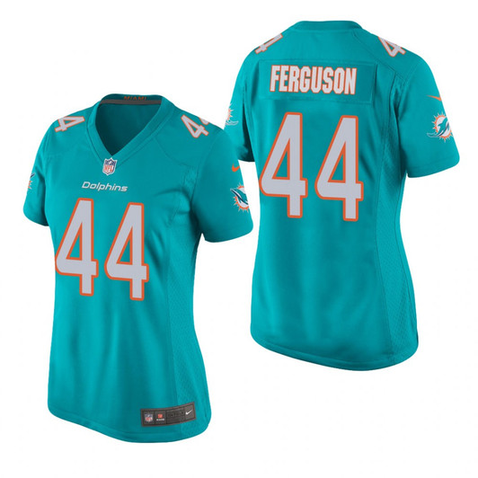 [FULLY STITCHED] Miami Dolphins Blake Ferguson Aqua Limited Football Jersey 