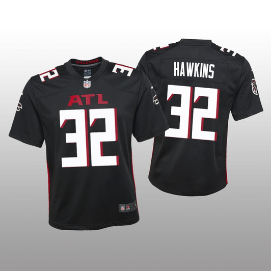 [FULLY STITCHED] Atlanta Falcons Jaylinn Hawkins Black Style 2 Limited Football Jersey 