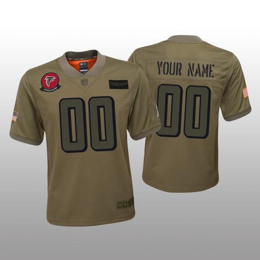[FULLY STITCHED] Atlanta Falcons Camo Salute To Service Limited Football Jersey 