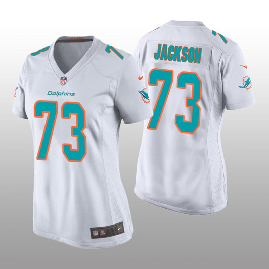 [FULLY STITCHED] Miami Dolphins White Draft Austin Jackson Limited Football Jersey 