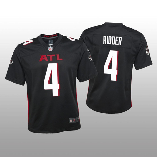 [FULLY STITCHED] Atlanta Falcons Desmond Ridder Black Style 2 Limited Football Jersey 