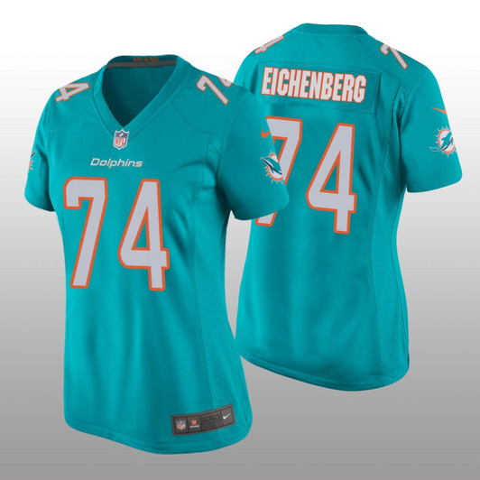 [FULLY STITCHED] Miami Dolphins Liam Eichenberg Aqua Limited Football Jersey 
