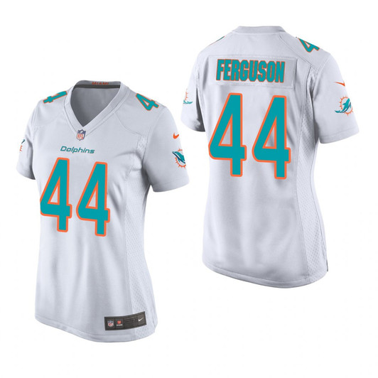 [FULLY STITCHED] Miami Dolphins Blake Ferguson White Limited Football Jersey 