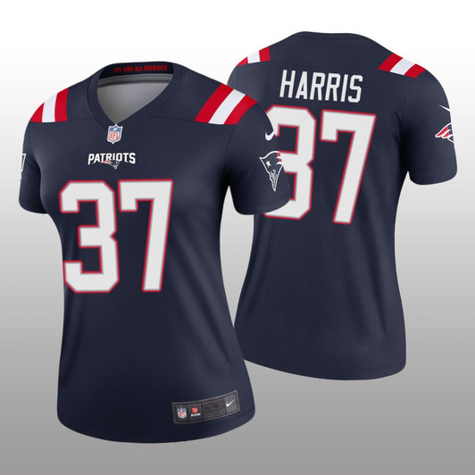[FULLY STITCHED] New England Patriots Damien Harris White Limited Football Jersey 