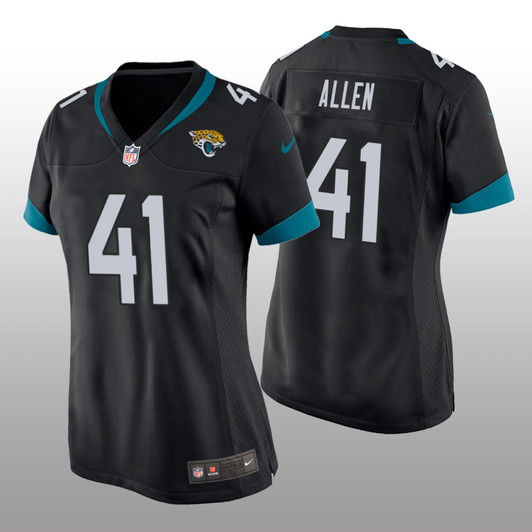 [FULLY STITCHED] Jacksonville Jaguars Josh Allen Black Draft Limited Football Jersey 
