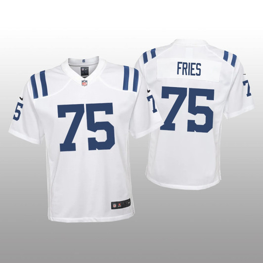 [FULLY STITCHED] Indianapolis Colts Will Fries White Style 2 Limited Football Jersey 