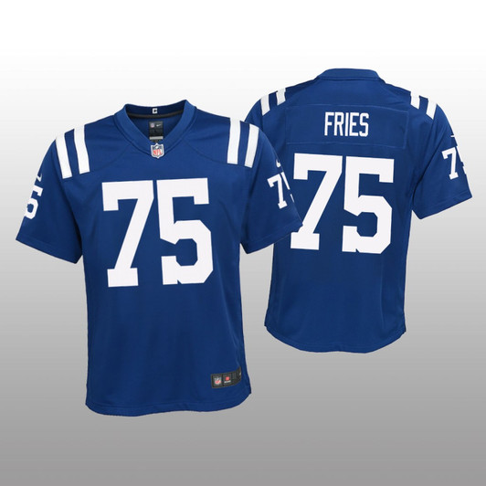 [FULLY STITCHED] Indianapolis Colts Will Fries Royal Style 2 Limited Football Jersey 