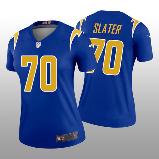 [FULLY STITCHED] Los Angeles Chargers Rashawn Slater Royal Alternate Limited Football Jersey 