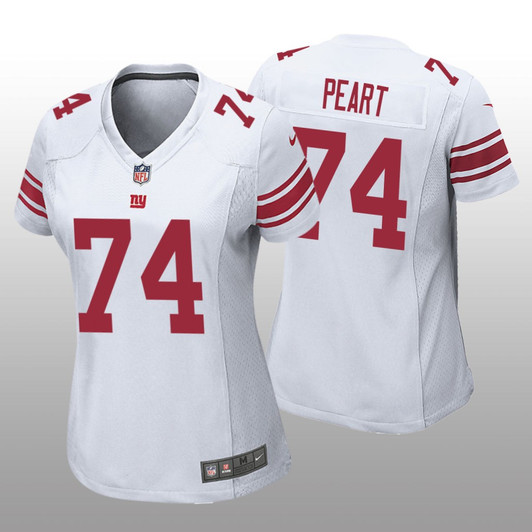 [FULLY STITCHED] New York Giants Matt Peart White Limited Football Jersey 