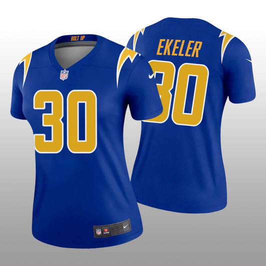 [FULLY STITCHED] Los Angeles Chargers Austin Ekeler Royal Limited Football Jersey 