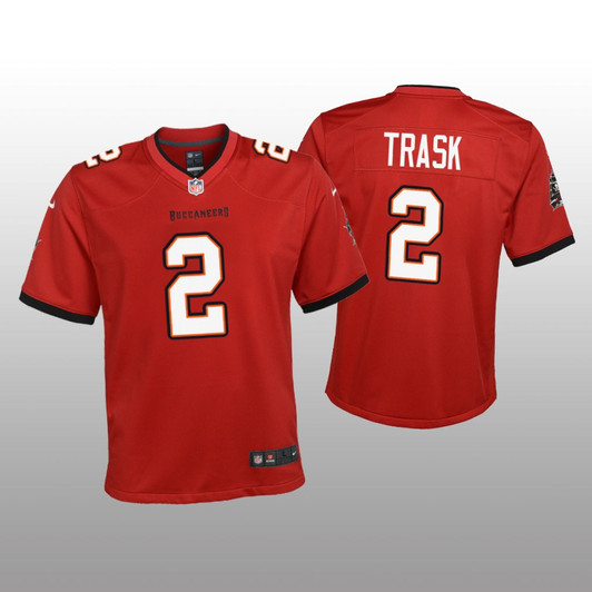 [FULLY STITCHED] Tampa Bay Buccaneers Kyle Trask Red Style 3 Limited Football Jersey 