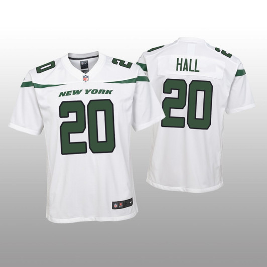[FULLY STITCHED] New York Jets Breece Hall White Style 3 Limited Football Jersey 