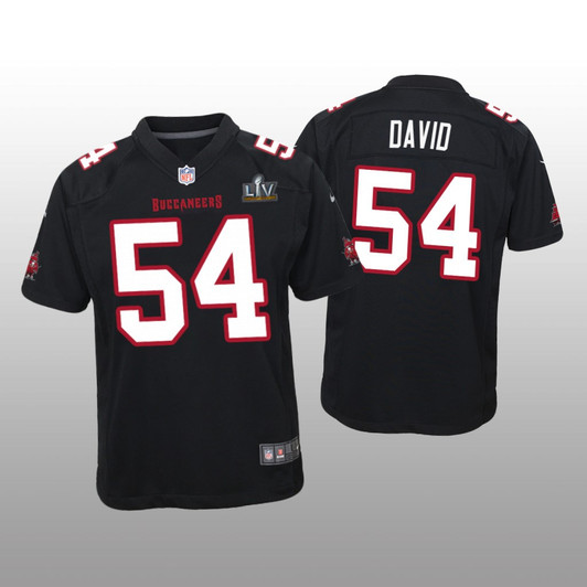 [FULLY STITCHED] Tampa Bay Buccaneers Lavonte David Black Super Bowl LV Style 2 Limited Football Jersey 
