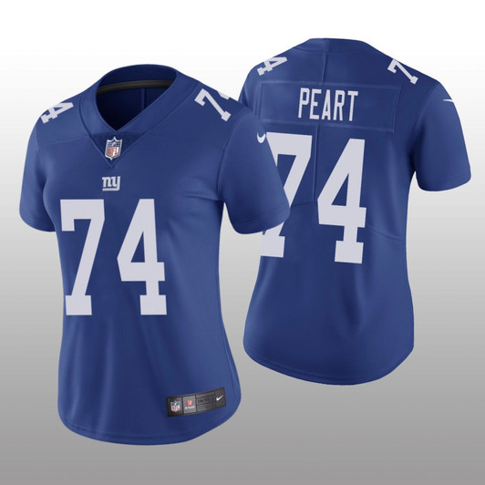 [FULLY STITCHED] New York Giants Matt Peart Royal Limited Football Jersey 