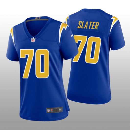 [FULLY STITCHED] Los Angeles Chargers Rashawn Slater Royal Alternate Style 2 Limited Football Jersey 