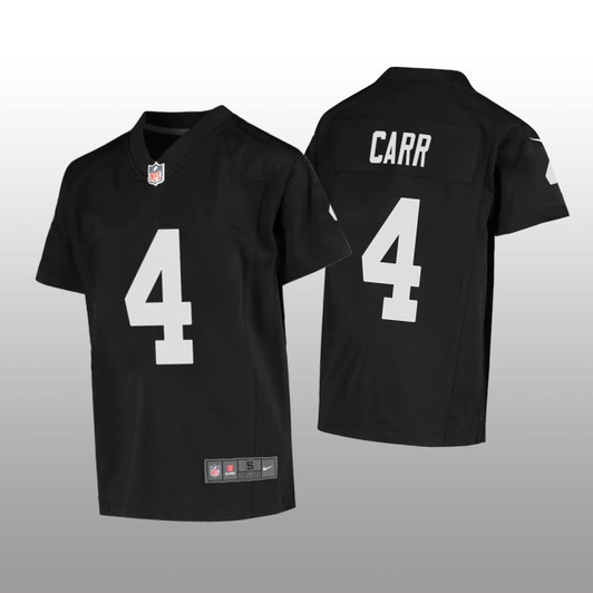 [FULLY STITCHED] Las Vegas Raiders Derek Carr Black Style 2 Limited Football Jersey 