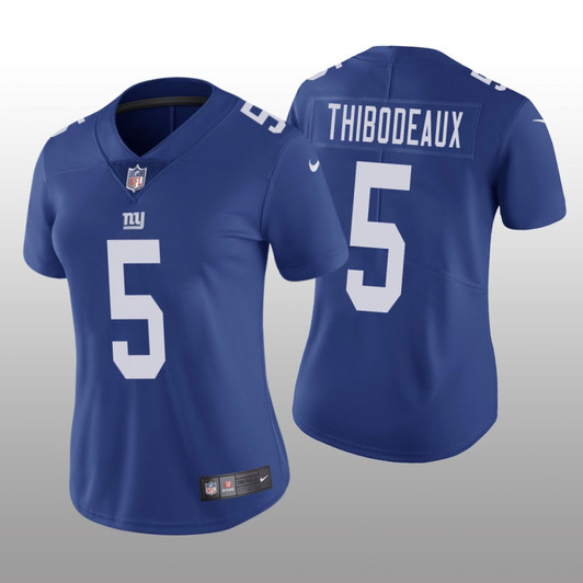 [FULLY STITCHED] New York Giants Kayvon Thibodeaux Royal Style 9 Limited Football Jersey 