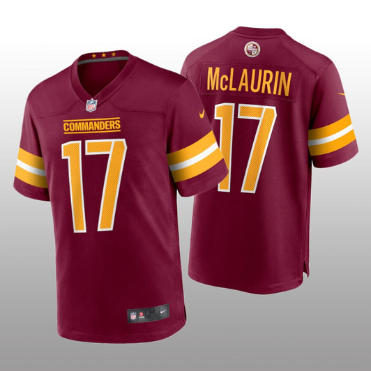 [FULLY STITCHED] Washington Commanders Terry Mclaurin Burgundy Style 3 Limited Football Jersey 