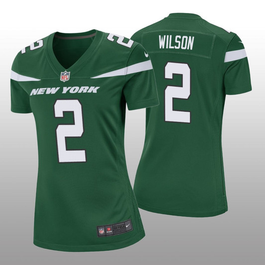 [FULLY STITCHED] New York Jets Zach Wilson Green Style 3 Limited Football Jersey 