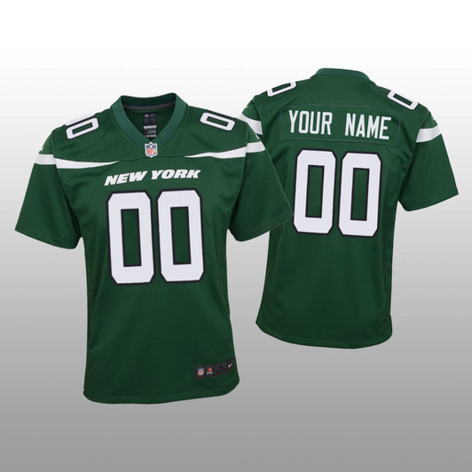 [FULLY STITCHED] New York Jets Green Style 3 Limited Football Jersey 