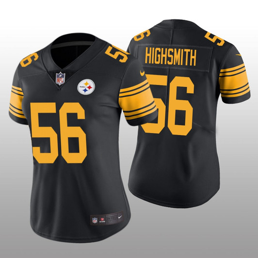 [FULLY STITCHED] Pittsburgh Steelers Alex Highsmith Black Color Rush Limited Football Jersey 