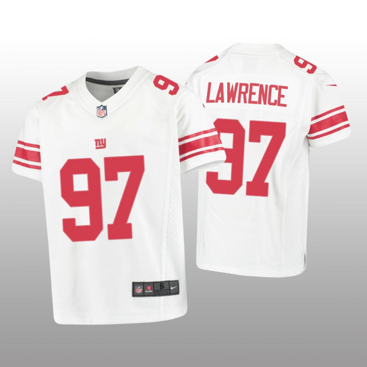 [FULLY STITCHED] New York Giants Dexter Lawrence White Limited Football Jersey 
