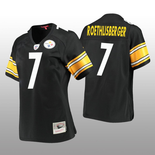 [FULLY STITCHED] Pittsburgh Steelers Ben Roethlisberger Black Legacy Limited Football Jersey 