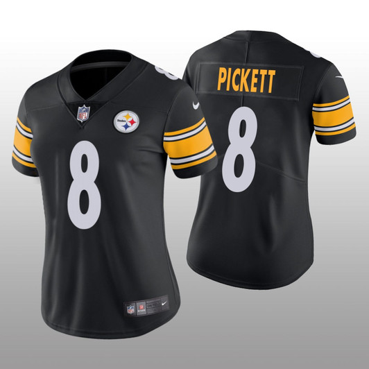 [FULLY STITCHED] Pittsburgh Steelers Kenny Pickett Black Style 3 Limited Football Jersey 